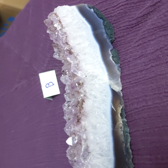 Beautiful Brazilian Amethyst Slice B - Picture 12 of 14